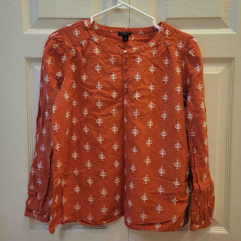 🎀2/$20🎀 Ann Taylor Factory Petite Top Blouse